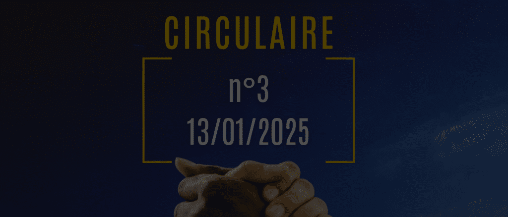 Circulaire Sportive n°3